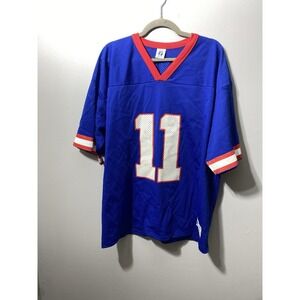 Vtg Logo 7 New York Giants Phil Simms #11 Jersey Men's Size XL MVP Superbowl XXI